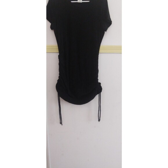 Victoria’s Secret PINK Ruched Side Dress Black Size Large - Picture 2 of 7